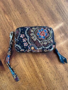 Vera Bradley Quilted Floral Wristlet